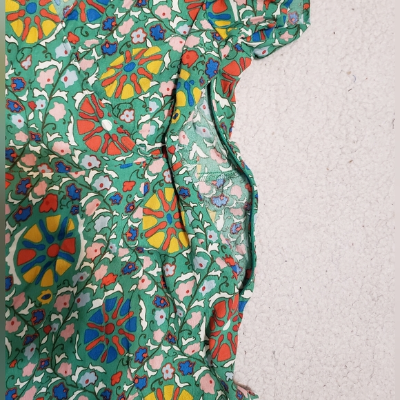 RHODE x Target Women's Zinnia Floral Print Short Sleeve Midi Dress - Picture 6 of 13